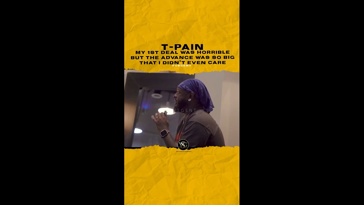 @tpain My 1st deal was horrible but the advance was so big that I didn’t even care