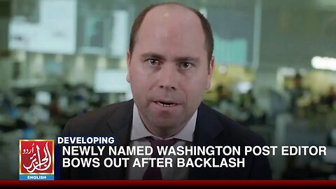 Newly Named Washington Post Editor Bows Out