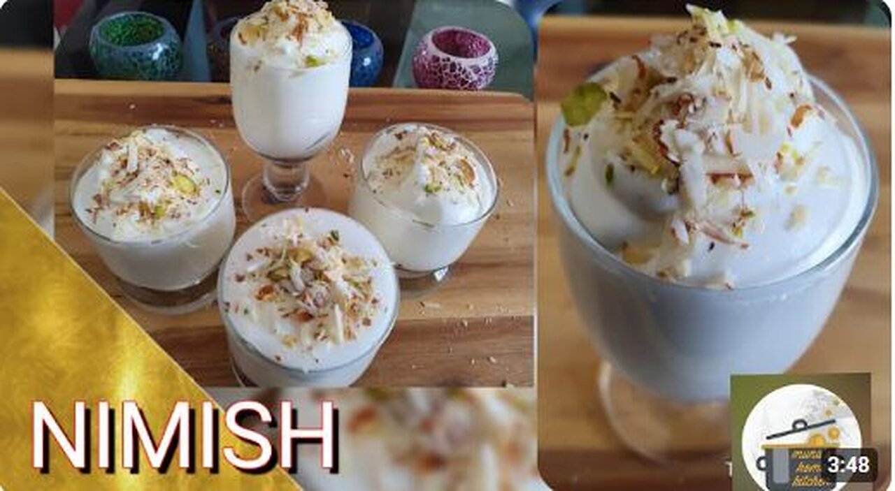 Delicious NIMISH/MALAI MAKKHAN/indian dessert/RAMADAN SPECIAL