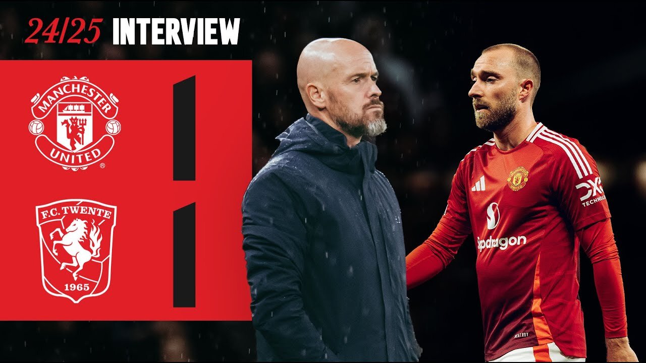 Ten Hag & Eriksen React To Man Utd 1-1 FC Twente HIGHLIGHTS Carabao Cup