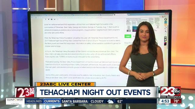 Tehachapi 'Night Out' Events
