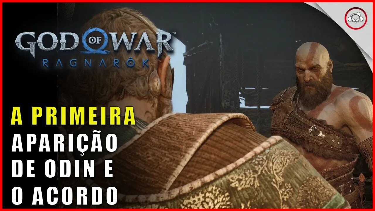 God of war Ragnarok, A primeira aparição de Odin e o Acordo | Super dica