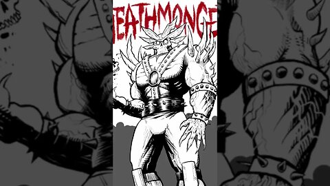 Drawing Fan Art of Deathmonger for Elliot Rodriguez