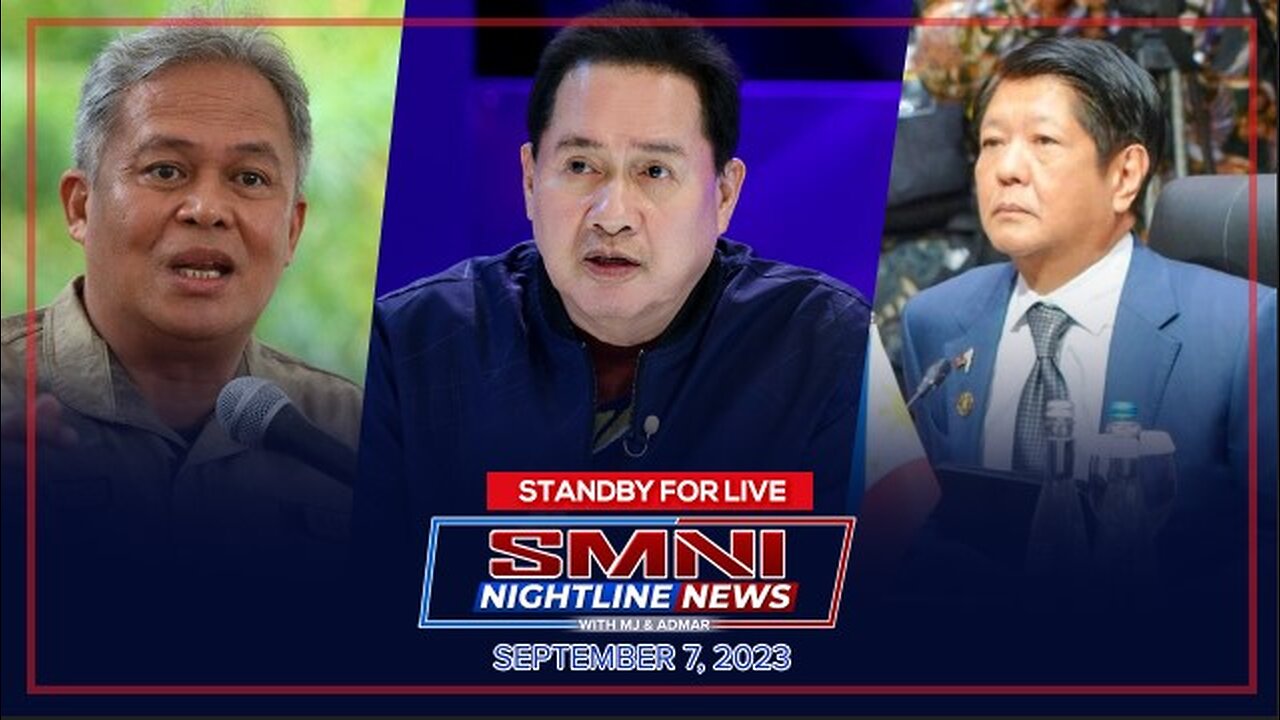 SMNI Nightline News with Admar Vilando & Pol Montibon | September 7, 2023