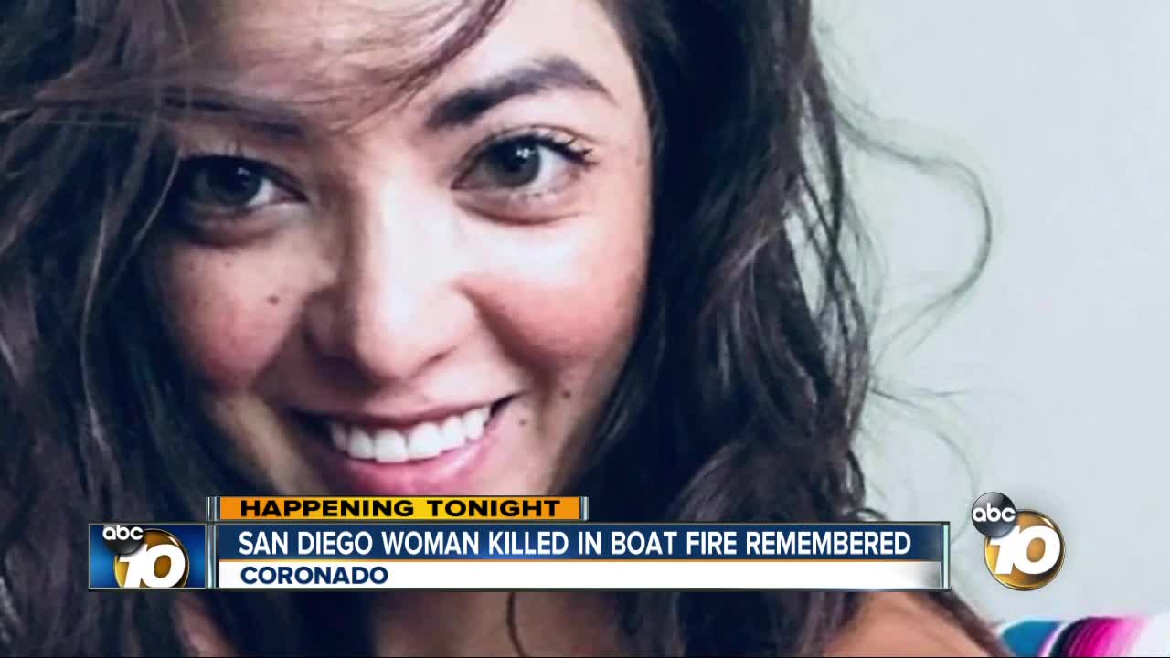 San Diego woman killed in boat fire remembered