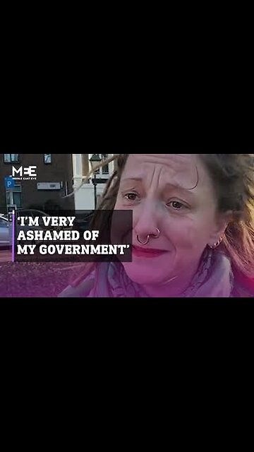 German woman voices shame over government's stance on Gaza