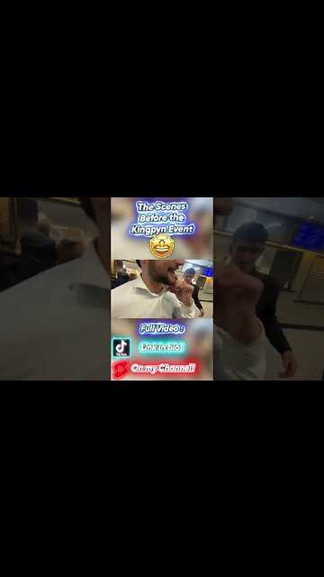 The Scenes before the Kingpyn Event😫🔥