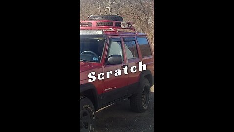 Jeep Scratch on Mountain Trail #shorts