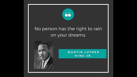 TOLERANCE | Honoring Dr. Martin Luther King, Jr. | Never Let Anyone Turn Your Dream Into A Nightmare