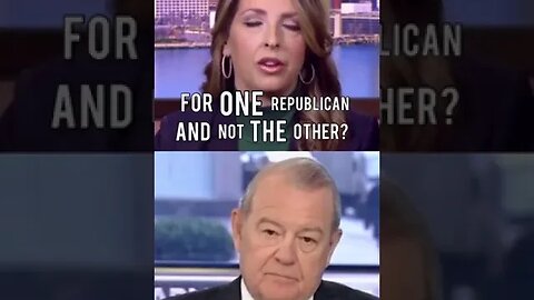 RNC Chief Doesn't Like Being Asked About Trump Torpedo #shorts
