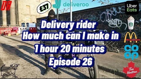 How much can I make in 1 hour, 20 minutes working for Uber eats & Deliveroo ￼on the mornings S2E26