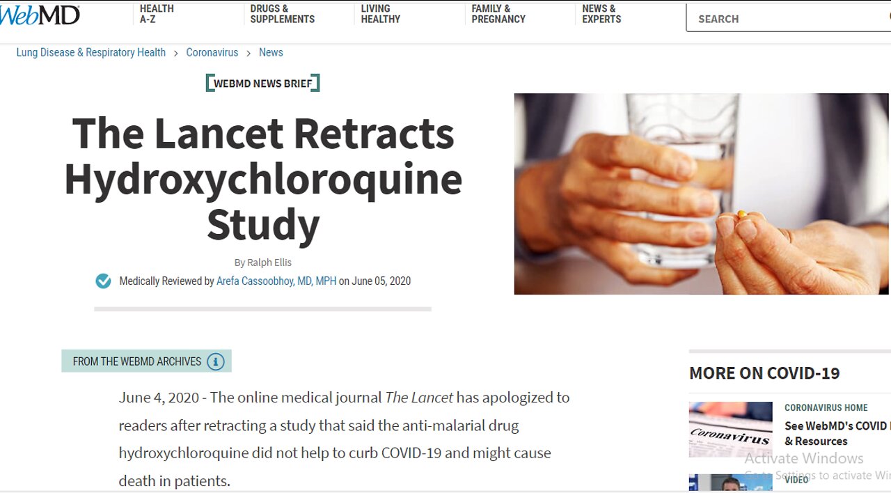 Whatever Happened to Hydroxychloroquine?