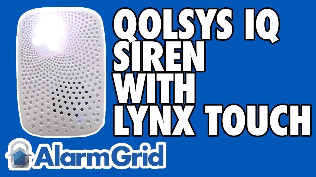 Using the Qolsys IQ Siren with a Honeywell LYNX Touch Panel