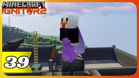 I AM THE CHICKEN KING! Making an AUTO CHICKEN farm- 🔥Ignitor SMP Minecraft Survival Multiplayer [39]