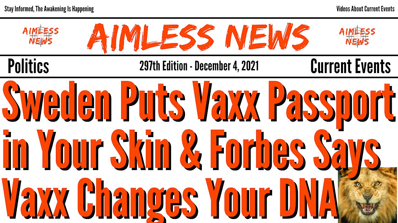 Sweden Vaxx Passport Under Your Skin, Forbes Says Vaxx Changes Your DNA & It's Just One Ant