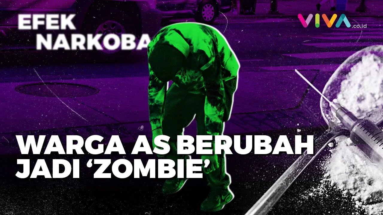 NGERI! Efek Narkoba Jenis Tranq, Warga AS Berubah Jadi 'Zombie'