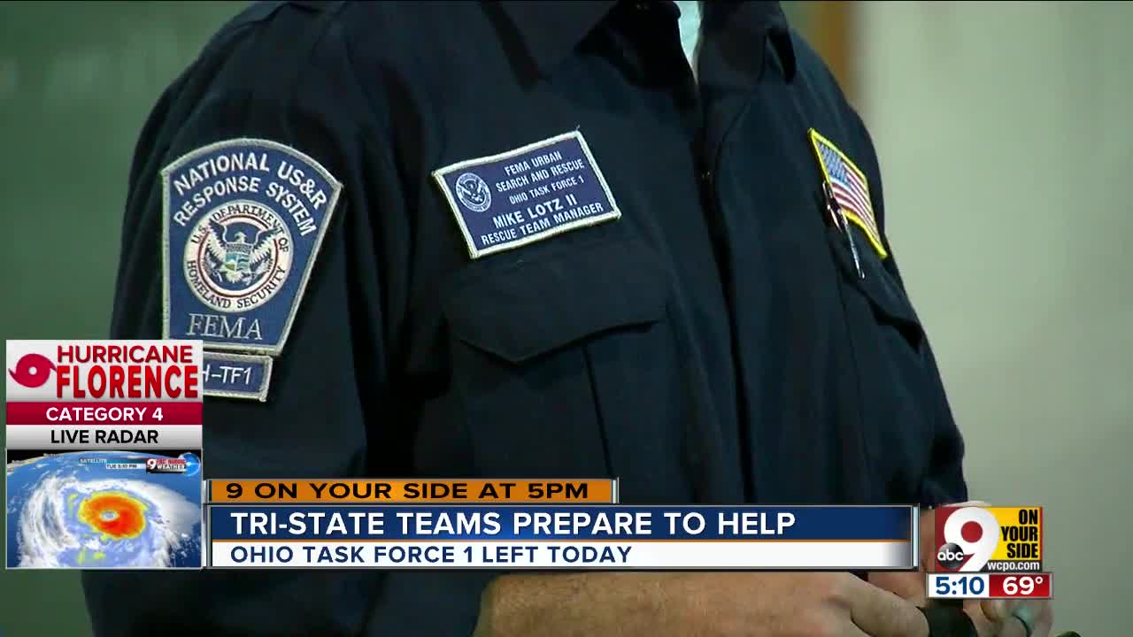 Tri-State teams prepare to help Hurricane Florence victims