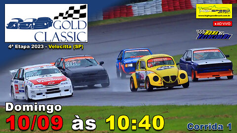 🔴 GOLD CLASSIC | Corrida 1 | 4ª Etapa 2023 | Velocitta (SP) | Ao Vivo