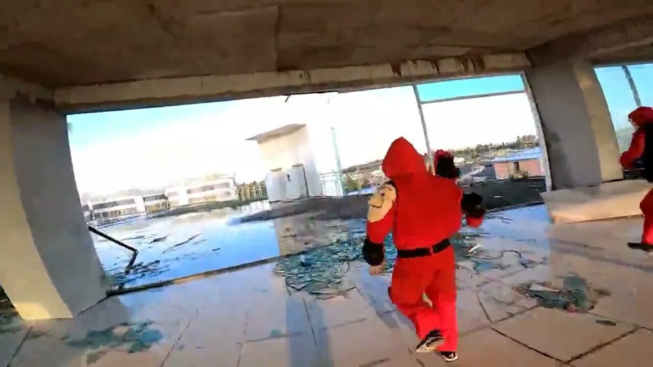 PARKOUR # VS MONEY HEIST! 2