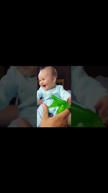 Cute adorable baby child with warm white and pink hat with cute baby girl