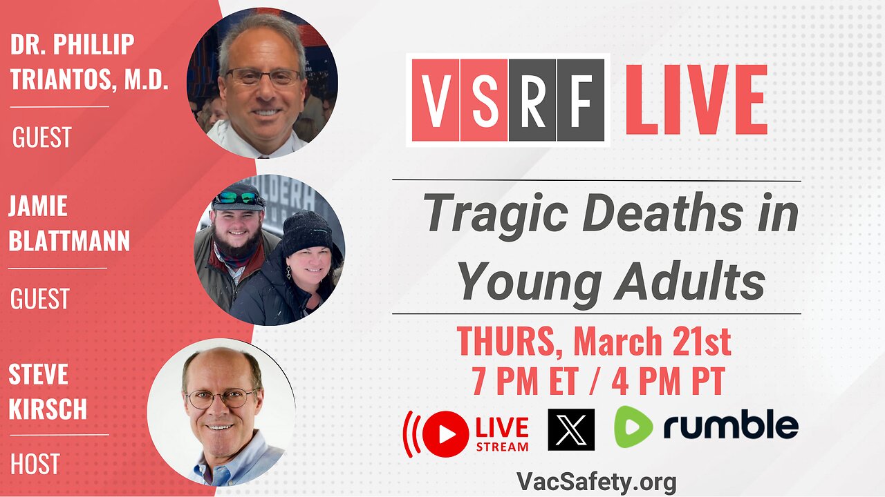 VSRF Live #119: Tragic Deaths in Young Adults