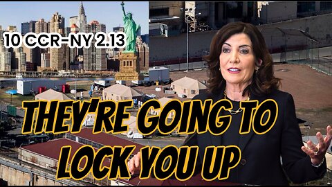 They’re going to lock you up ￼