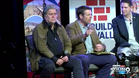 Steve Bannon in Green Valley discussing border wall