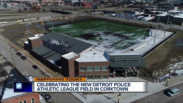 Detroit PAL Corner opening at site of Old Tiger Stadium this weekend