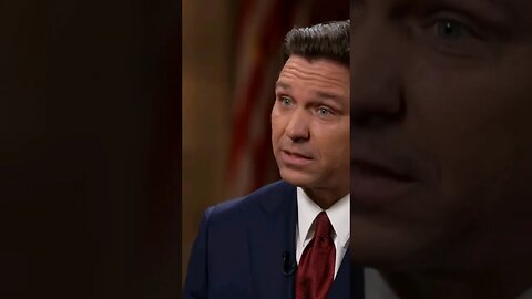 Ron DeSantis Background Trump Ad Feud