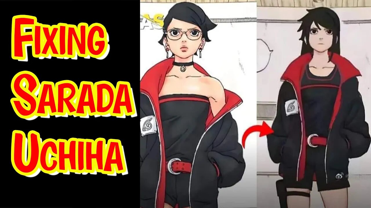 Boruto Fans Fix Sarada Uchiha's New Design