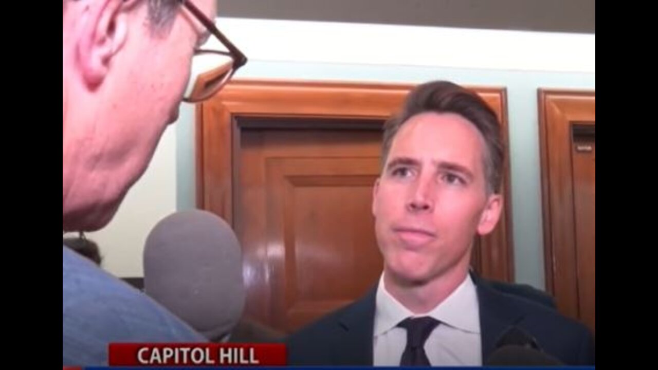 Sen. Josh Hawley Talks About DS, Facebook & FBI Collusion