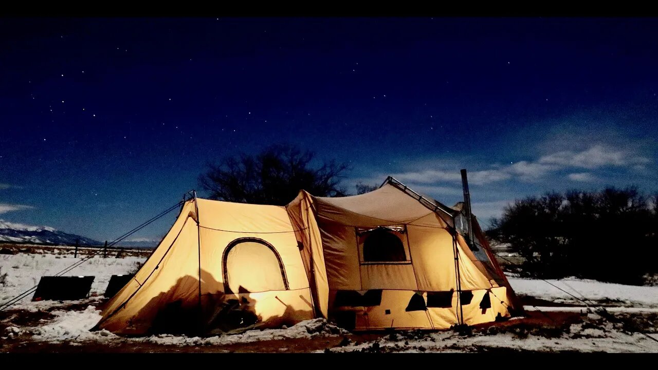 Living in a Tent in Colorado All Winter: Three Days of Snow, Joe Rogan Follows My Channel?!