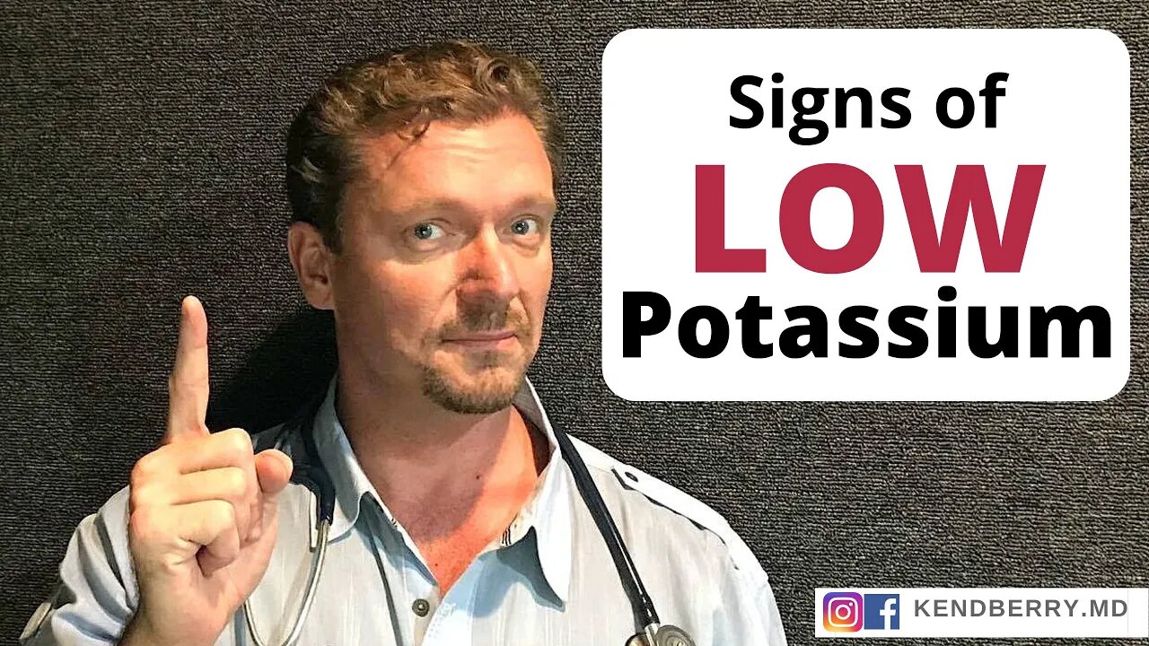 7 Signs of Low Potassium: How many do you Have??