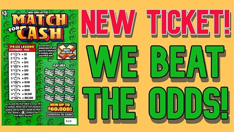 We find a Bunch of WINNERS on this BRAND NEW Lottery Ticket | Match for Cash | NY Lottery