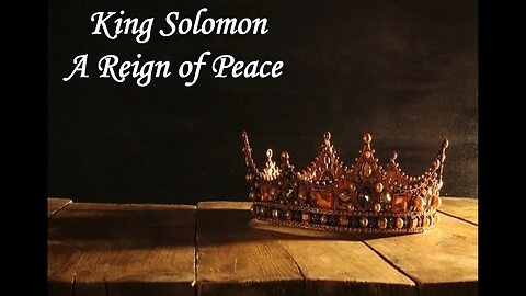 Solomon: A Reign of Peace - The King Comes To His Temple