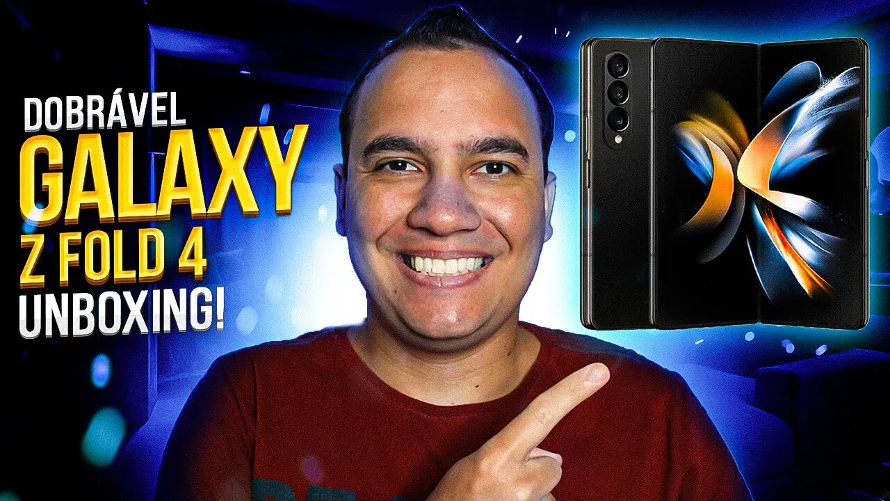 Galaxy Z Fold 4, o MELHOR DOBRÁVEL da SAMSUNG! Unboxing e Impressões