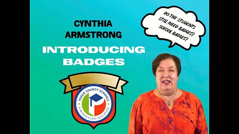 Cynthia Armstrong asks about Badges