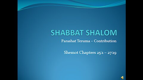 Midrash on Torah Portion Terumah, 2/20/2021