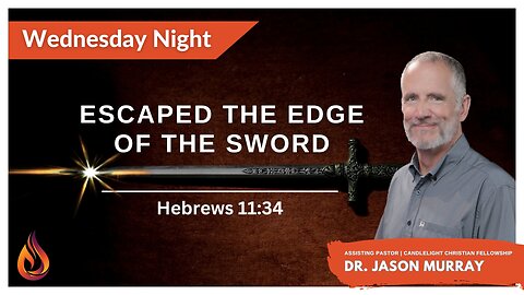 Escaped the Edge of The Sword | Pastor Jason Murray | 03/13/2024 LIVE