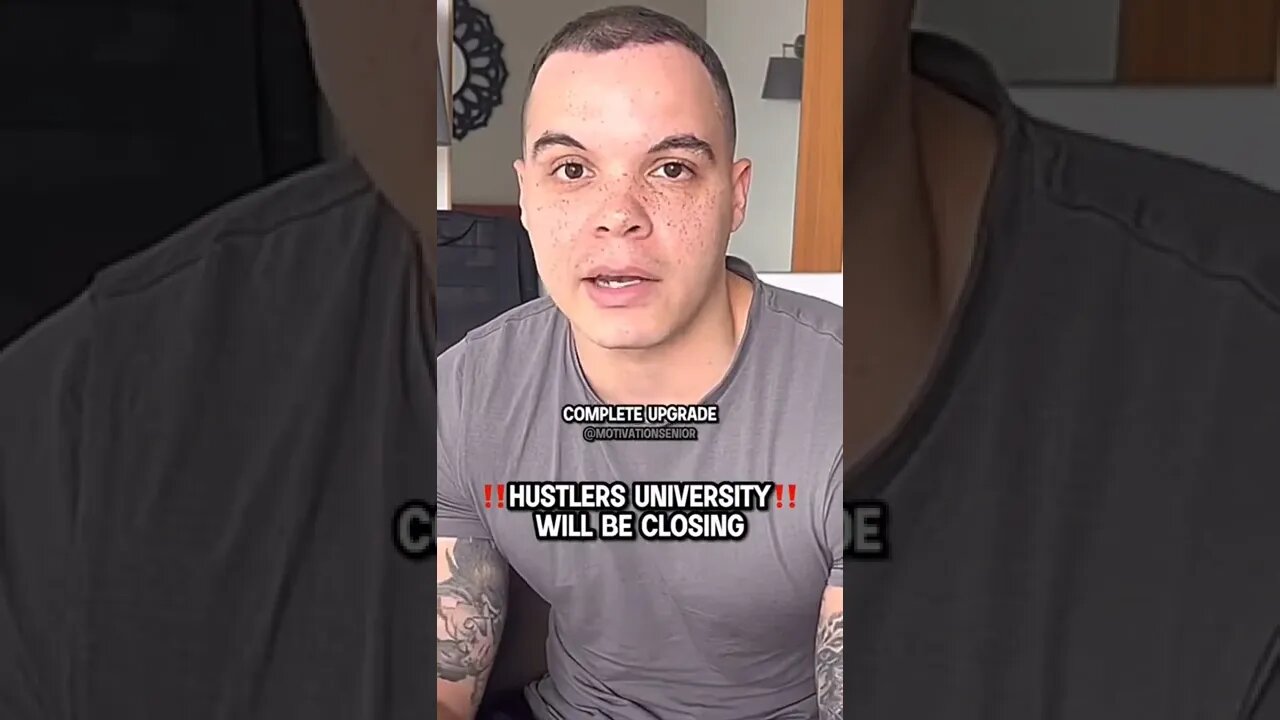HUSTLER'S UNIVERSITY IS CLOSING
