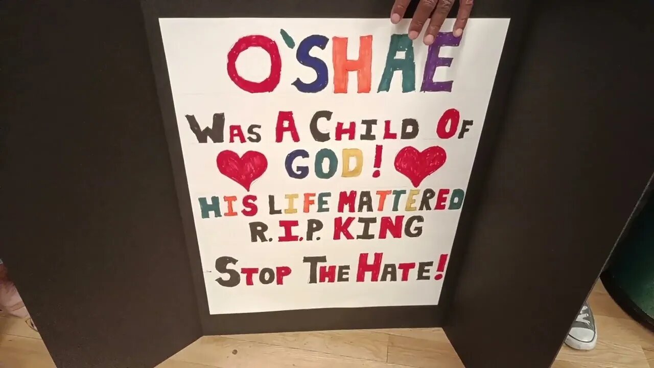 The #OsheaSibley #oshaesibley Candlelight Vigil at the @LGBTCenterNYC 8/5/23 #justiceforosheasibley