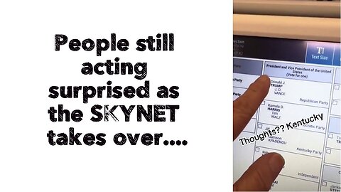 People still acting surprised as the SKYNET takes over....