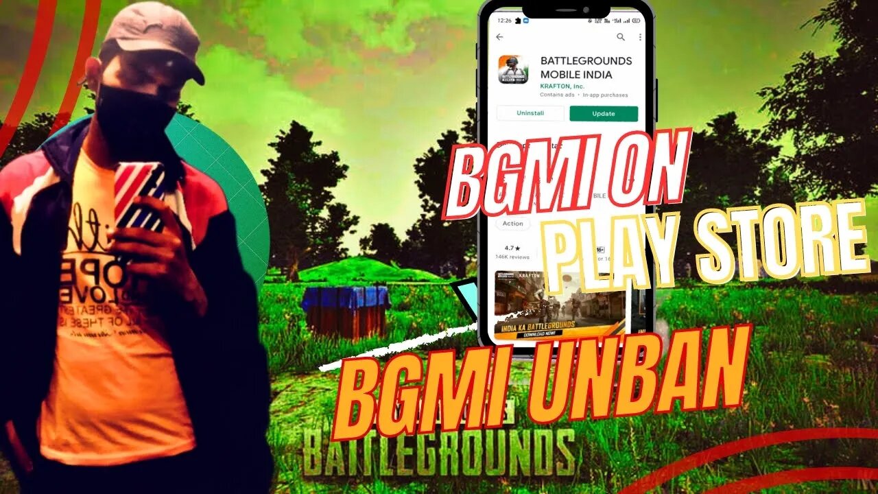 BGMI ON PLAYSTORE DOWNLOAD IT 🥰SERVER WILL ON BEFORE 25😁