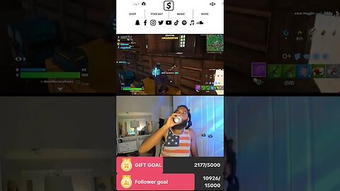 Rock Mercury plays Fortnite, live with Rockers and Mercurians on TikTok