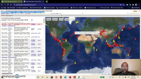 SCHUMANN SPIKING, 182 earthquakes today, Bad storms in Oklahoma