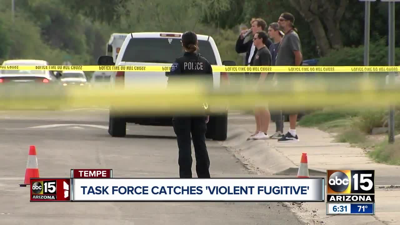 Task force catches violent fugitive in Tempe