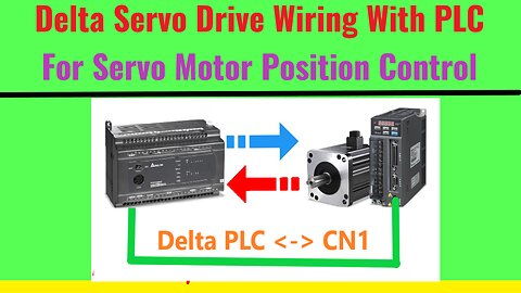 SV0017 - Delta ASDA-B2 Servo Motor Position Control with PLC HMI Delta - Drive Wiring