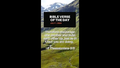 Bible Verse of the Day: July 1, 2024