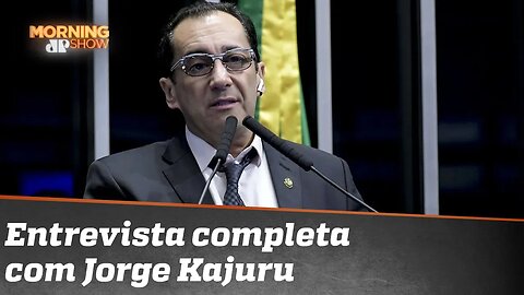 Assista à íntegra da entrevista com Jorge Kajuru