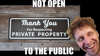 Clueless Frauditor On Private Property